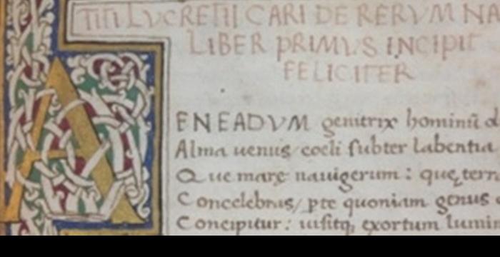 Lucretius DRN manuscript